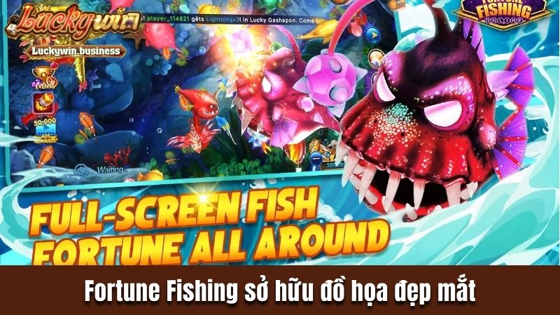 Fortune Fishing sở hữu đồ họa đẹp mắt