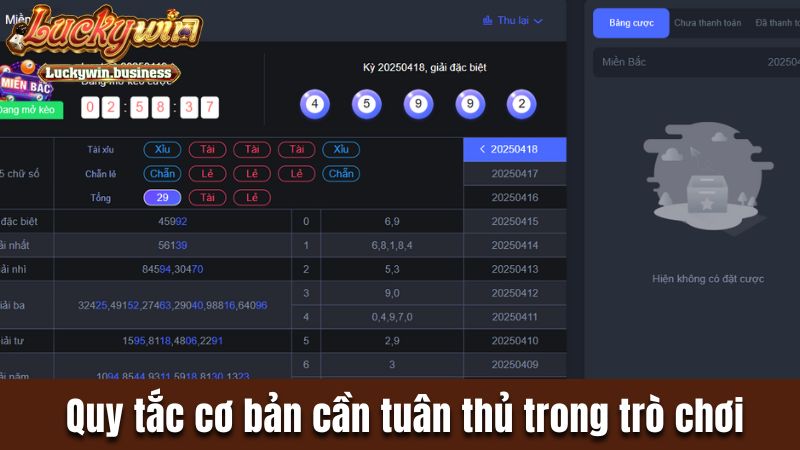 Những điều kiện cơ bản cần tuân thủ trong trò chơi