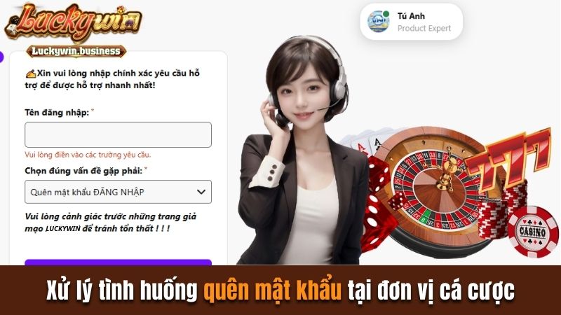 Xử lý khi quên mật khẩu tài khoản tại cổng game